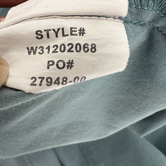 Prana M Drawstring Waist Dress Blue Recycled‎ Poly Quick Dry Travel Outdoor - Picture 10 of 15